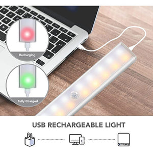 HOKOLITE 6907 - 3 Color Rechargeable Motion Sensor Light - 
