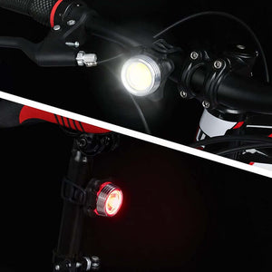 Hokolite led bicycle lights with red & white light