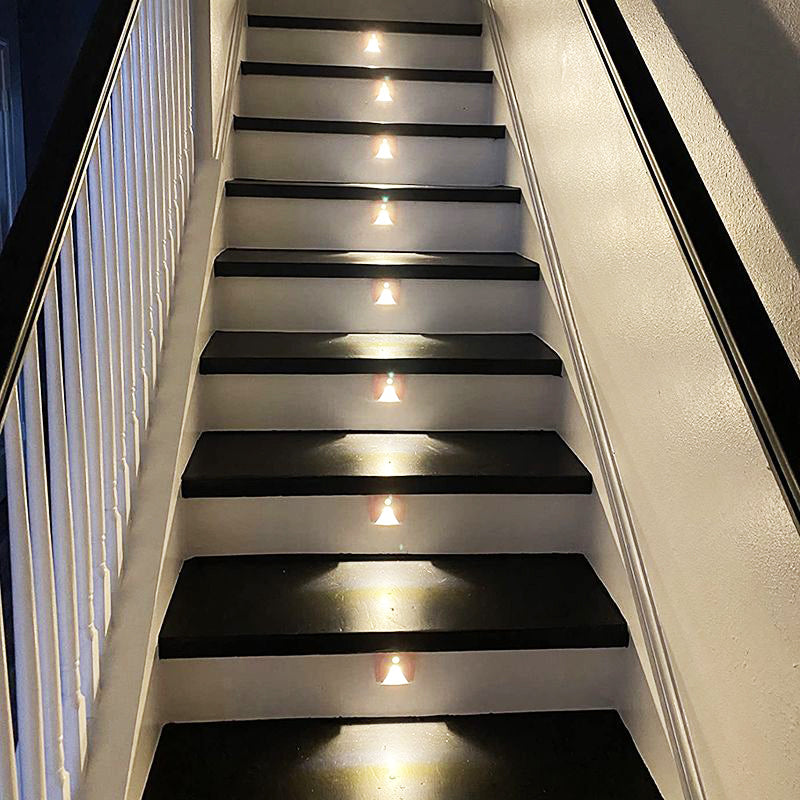 Hokolite 200 Lumens Battery Operated Motion Sensor Stair Lights Indoor 6 Pack