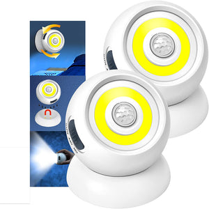 Hokolite 500 Lumens 360° Auto wireless motion sensor night light In White