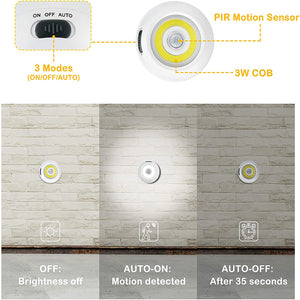 Hokolite 3 modes motion sensor indoor night lights