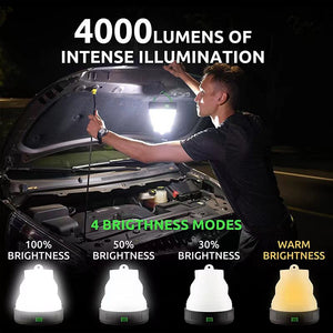 Hokolite LED camping lantern has 4 light modes