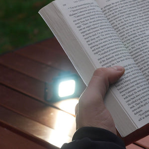 Read books at night with a flashlight keychain