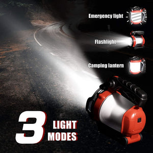 Hokolite 3 light modes rechargeable led spotlight