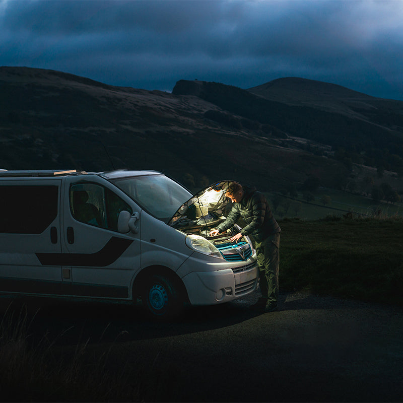 1800 Lumens Dual LED COB Rechargeable Batteries Handheld Work Light Hokolite