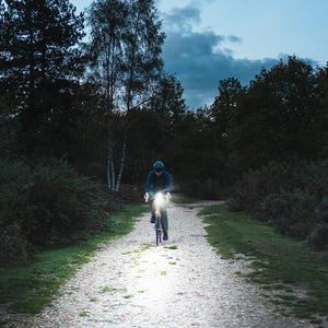hokolite-riding-bike with Bicycle Headlight