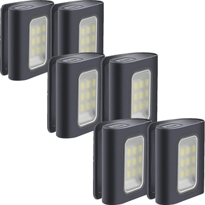 Hokolite 200 Lumens Rechargeable and Portable Daytime Running Lights 6 pack