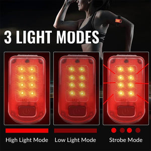 Hokolite 3 light modes led lights for jogging
