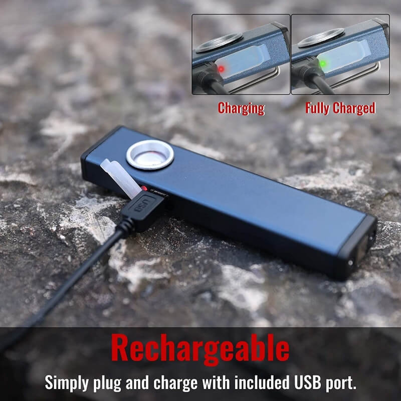 Hokolite slim pocket light can charge with a USB