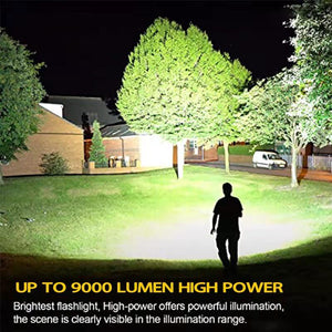 Hokolite up to 9000 lumens high power flashlight