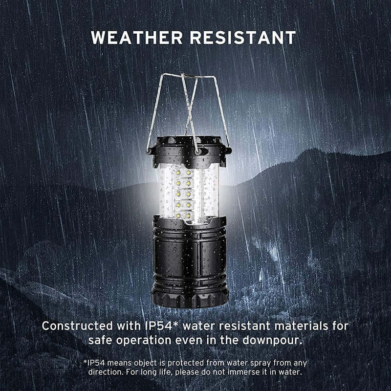 Super Bright Led Camping Lantern - Portable And Collapsible